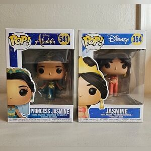 Princess Jasmine Disney Funko Pop Bundle #354 #541